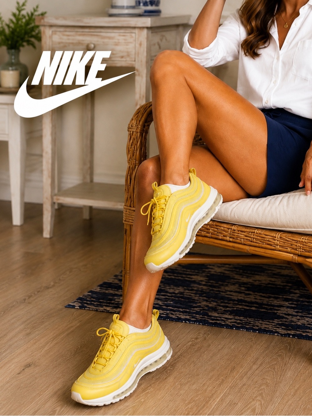 Nike,Air Max 97 “Volt Yellow” Sneakers – EUC, These are So Cool! Women’s Size 8